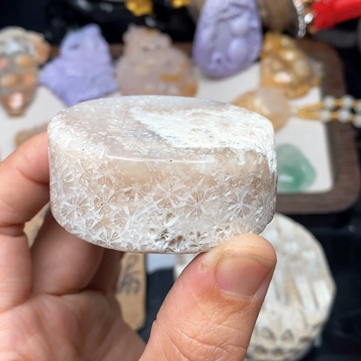 硅化珊瑚（珊瑚玉）手镯未镶嵌