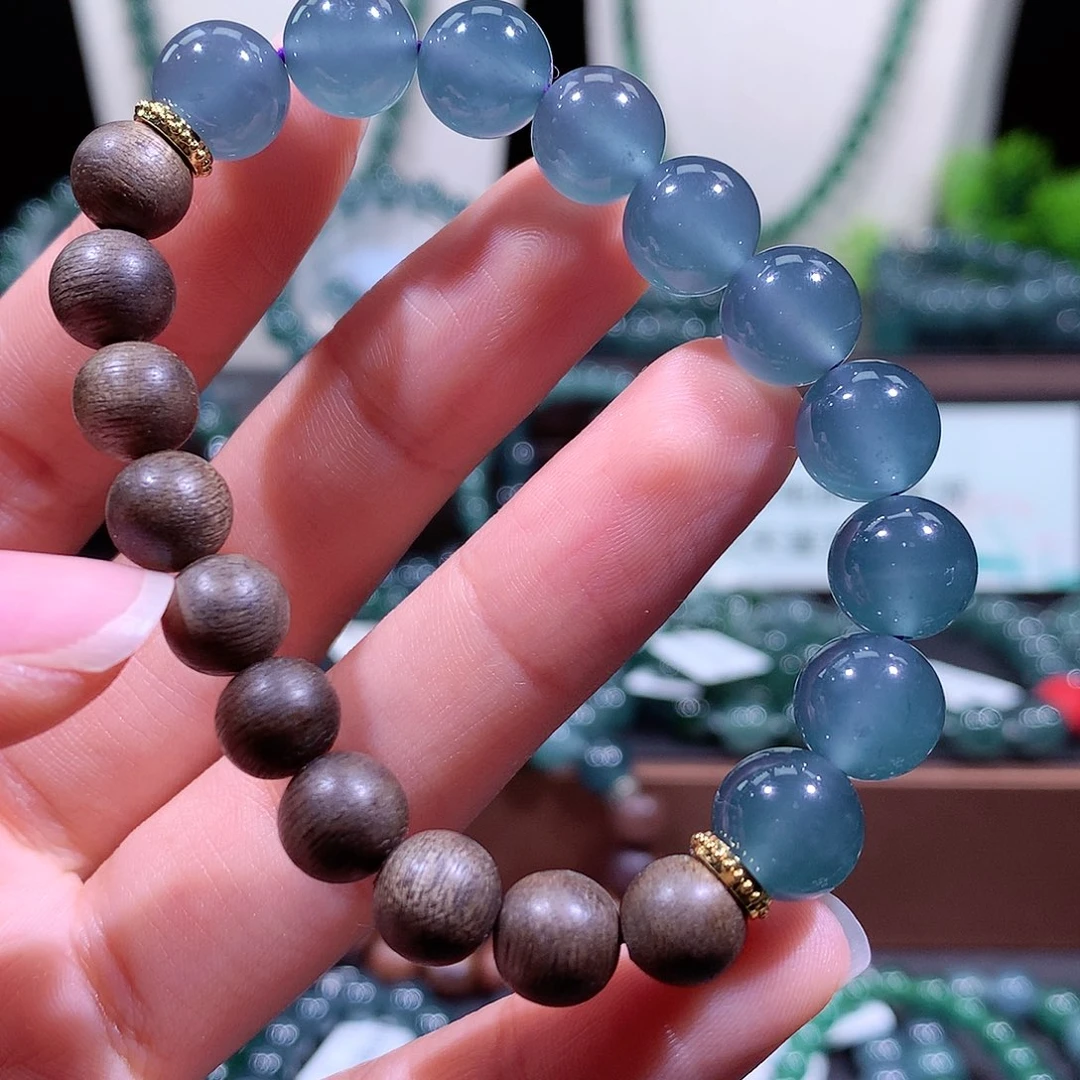 翡翠未镶嵌手链天然a货翡翠手串10