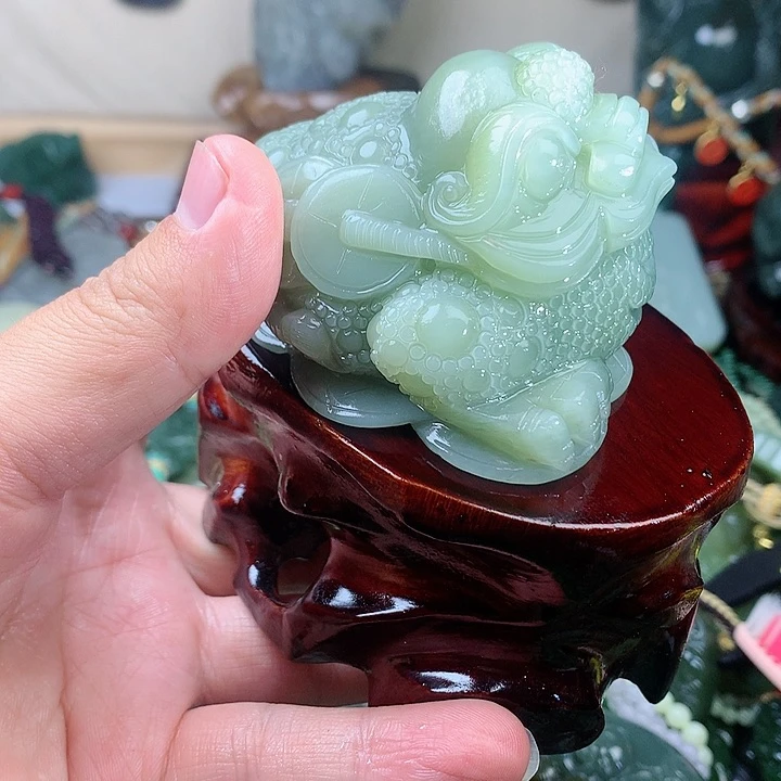 未镶嵌和田玉挂件平**乐