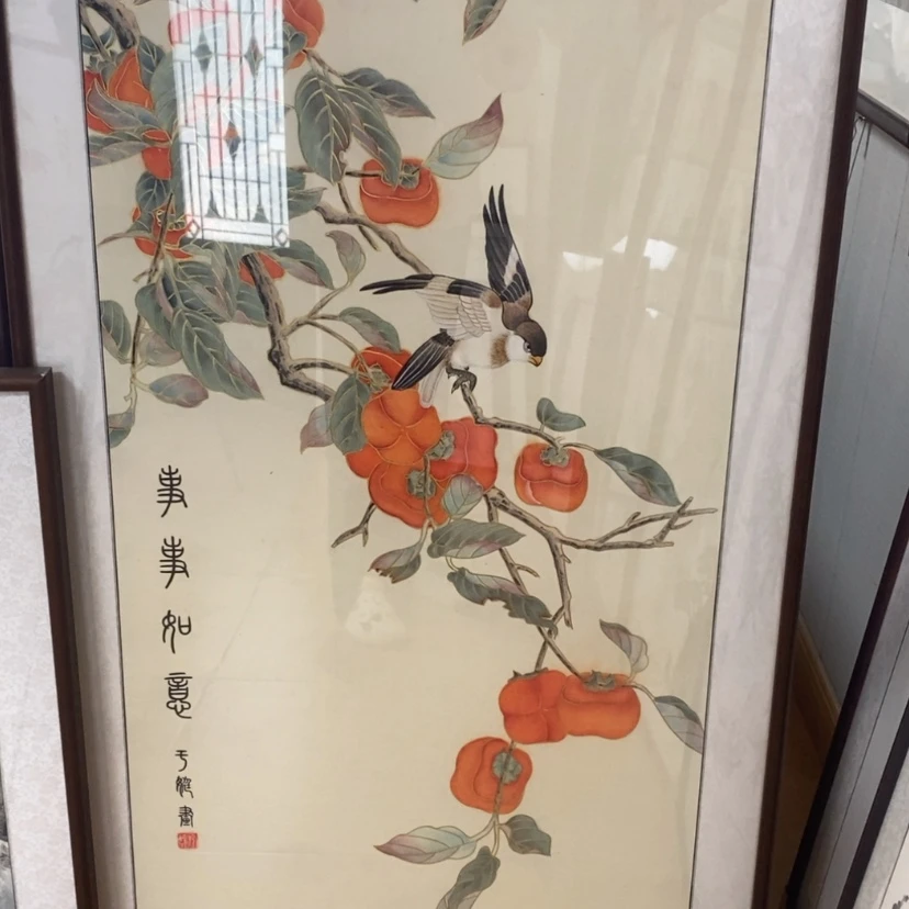 【闪购商品】国画手绘国画工笔带框