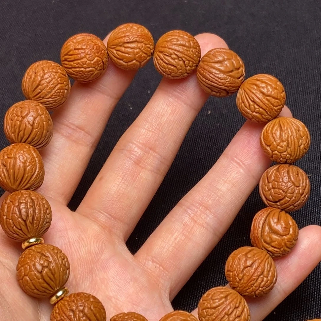 桃核手串秦岭龙纹桃核1