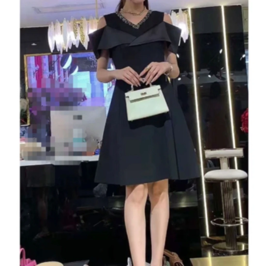 新款时尚修身显瘦气质高雅艺术淑女连衣裙
