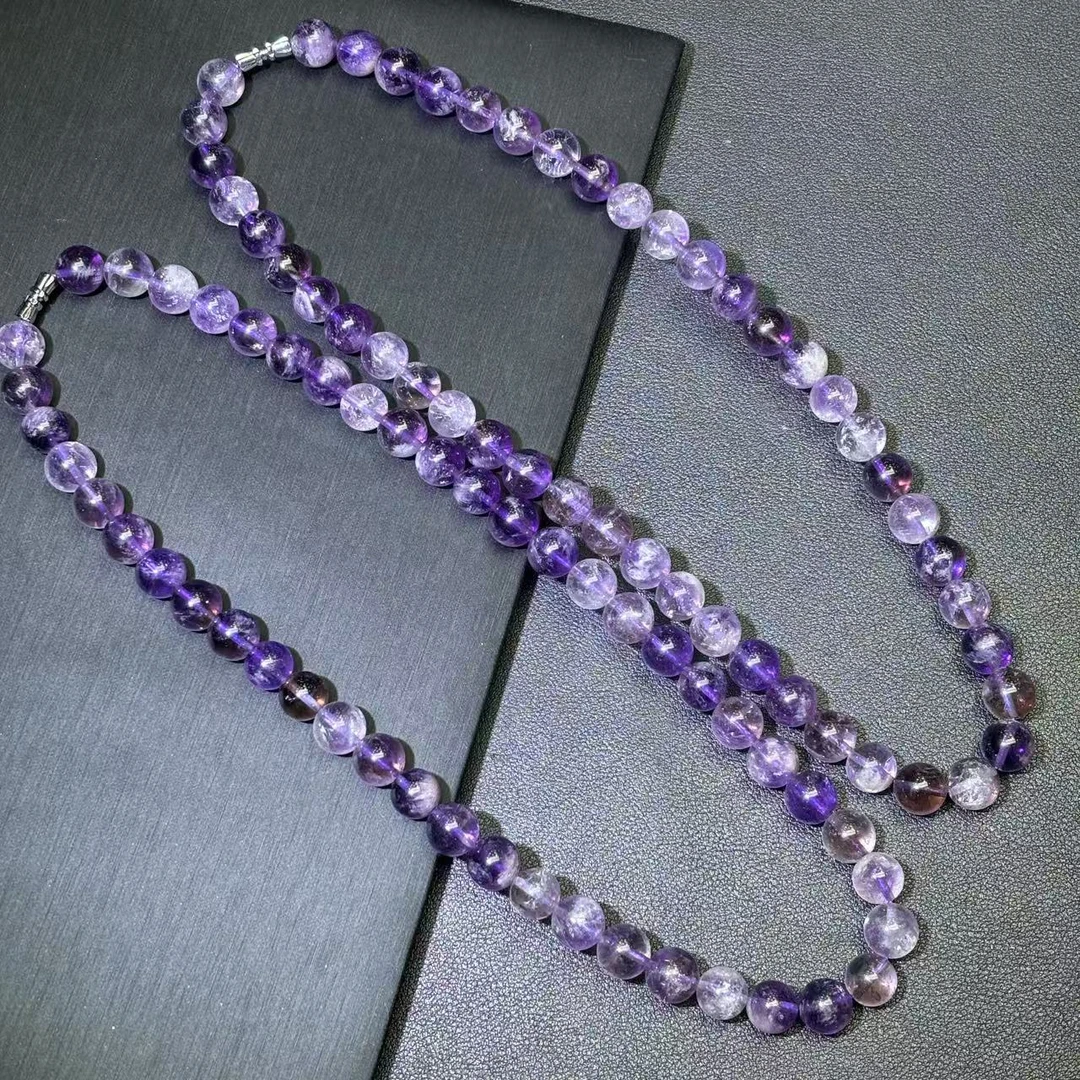 面面来财珠宝q-C11071卡10+/紫钛晶项链-多样性发其一