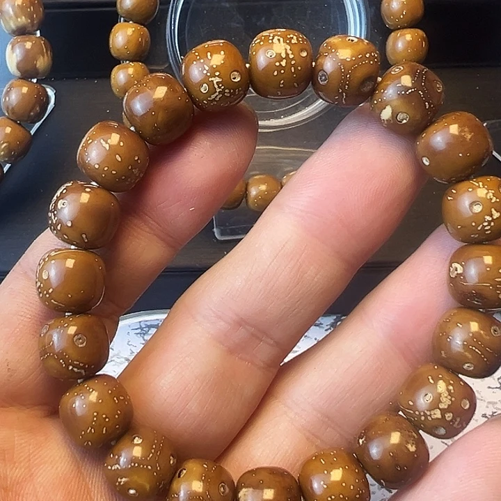 手串紫金鼠半实心鬼脸