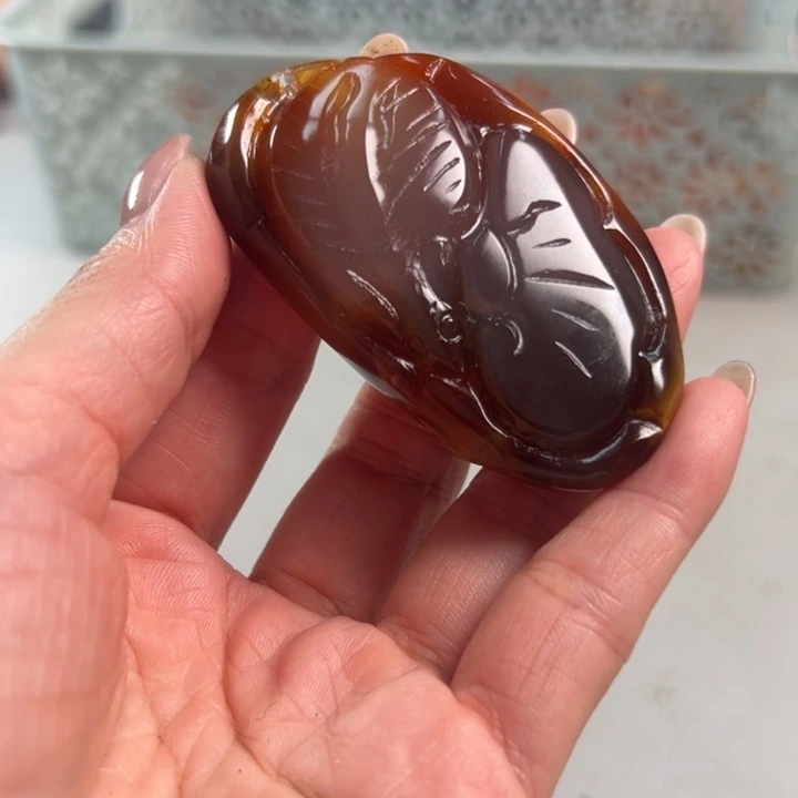 玛瑙/玉髓吊坠(不含链)未镶嵌