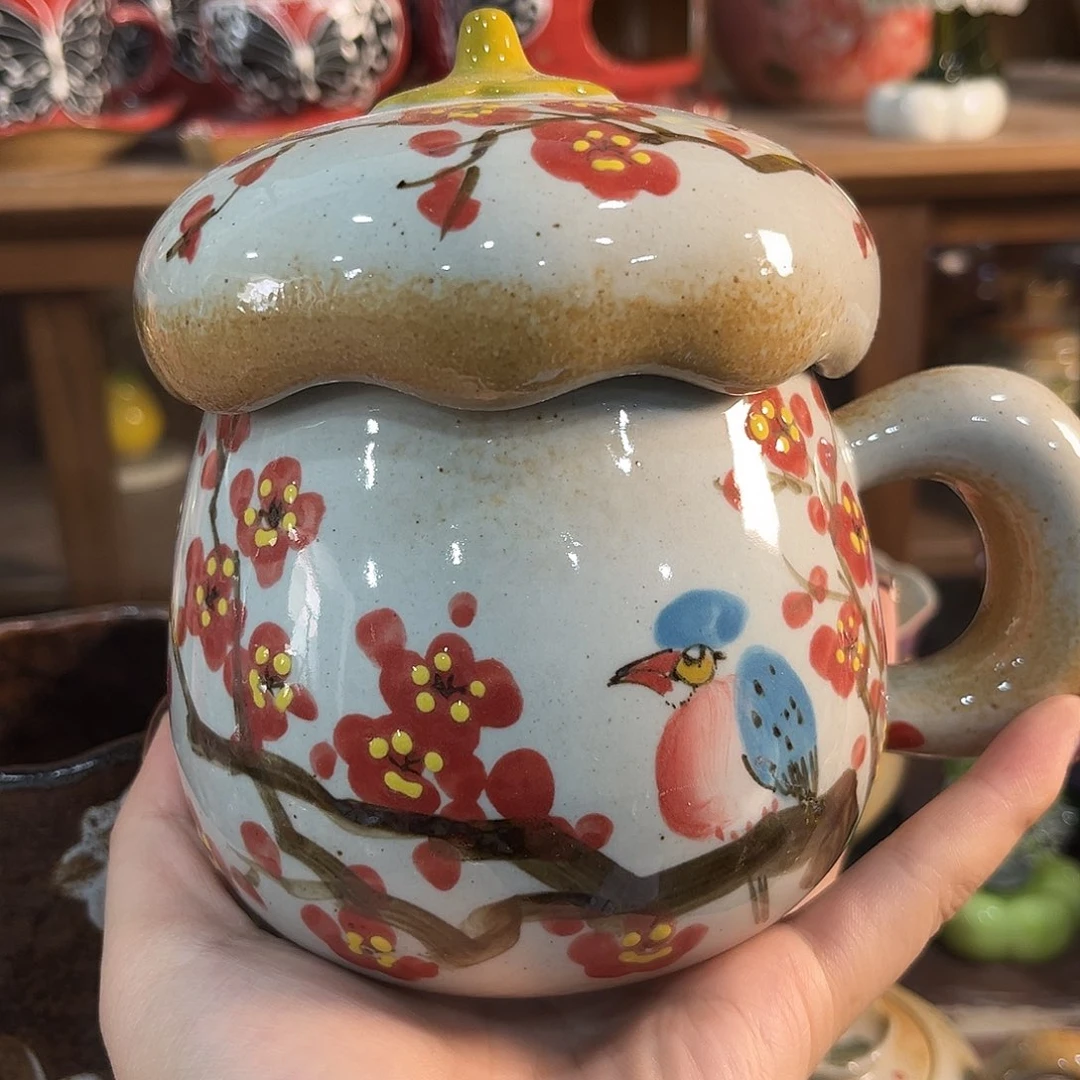 陶泥景德镇手工手绘高温釉下彩