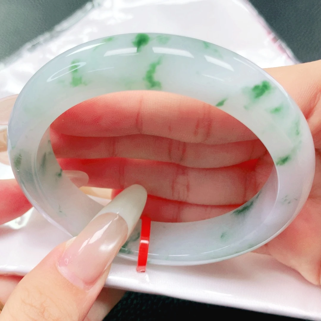 翡翠未镶嵌手镯56