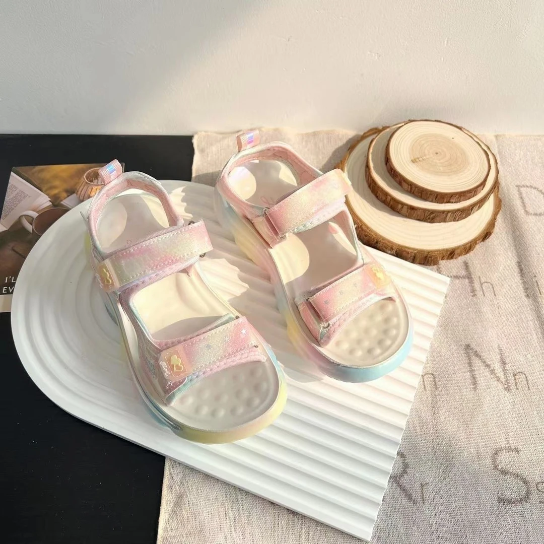 女童2025夏季新款运动凉鞋X803-2