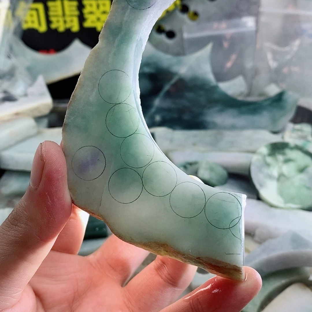 散珠翡翠天然缅甸翡翠a货1