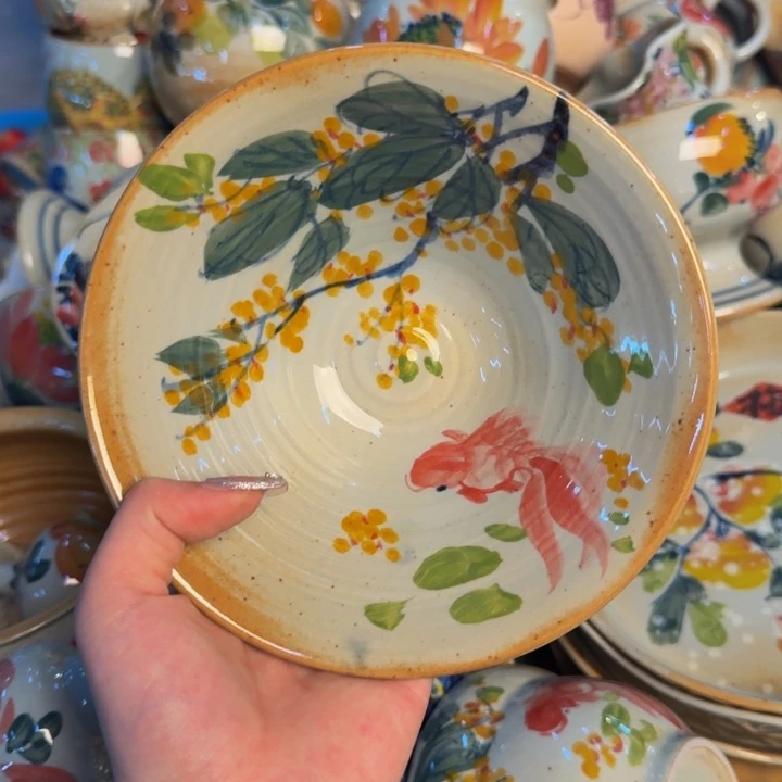 瓷片景德镇陶瓷手工手绘