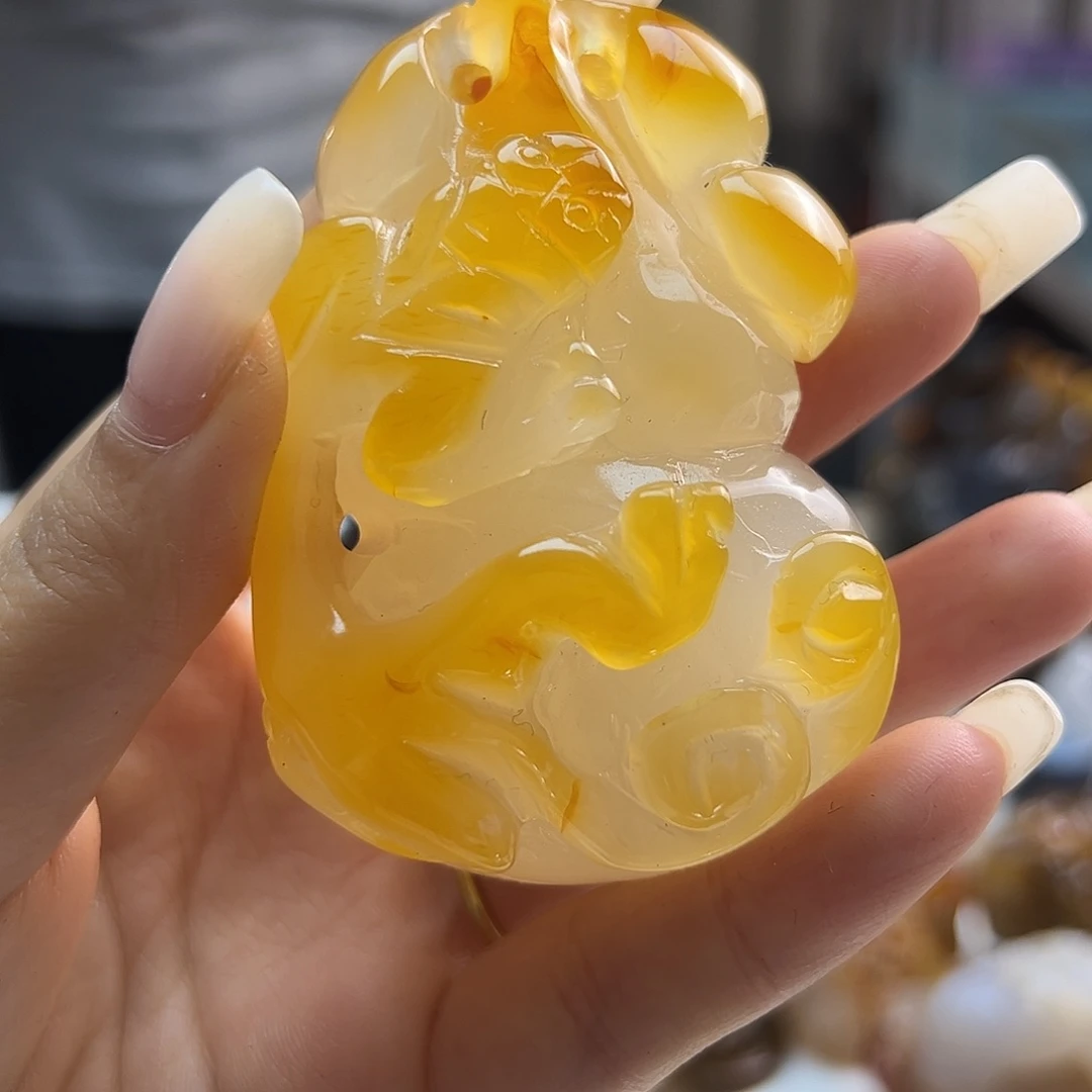 玛瑙/玉髓未镶嵌吊坠(不含链)