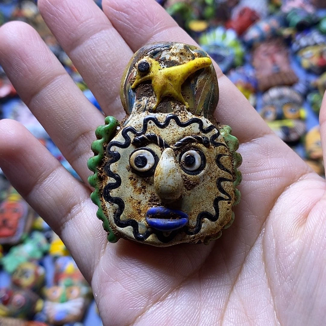 玻璃颈饰太阳小鸟015