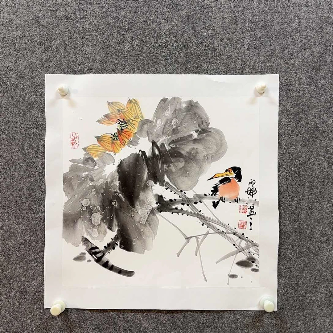 国画邢坤老师手绘作品