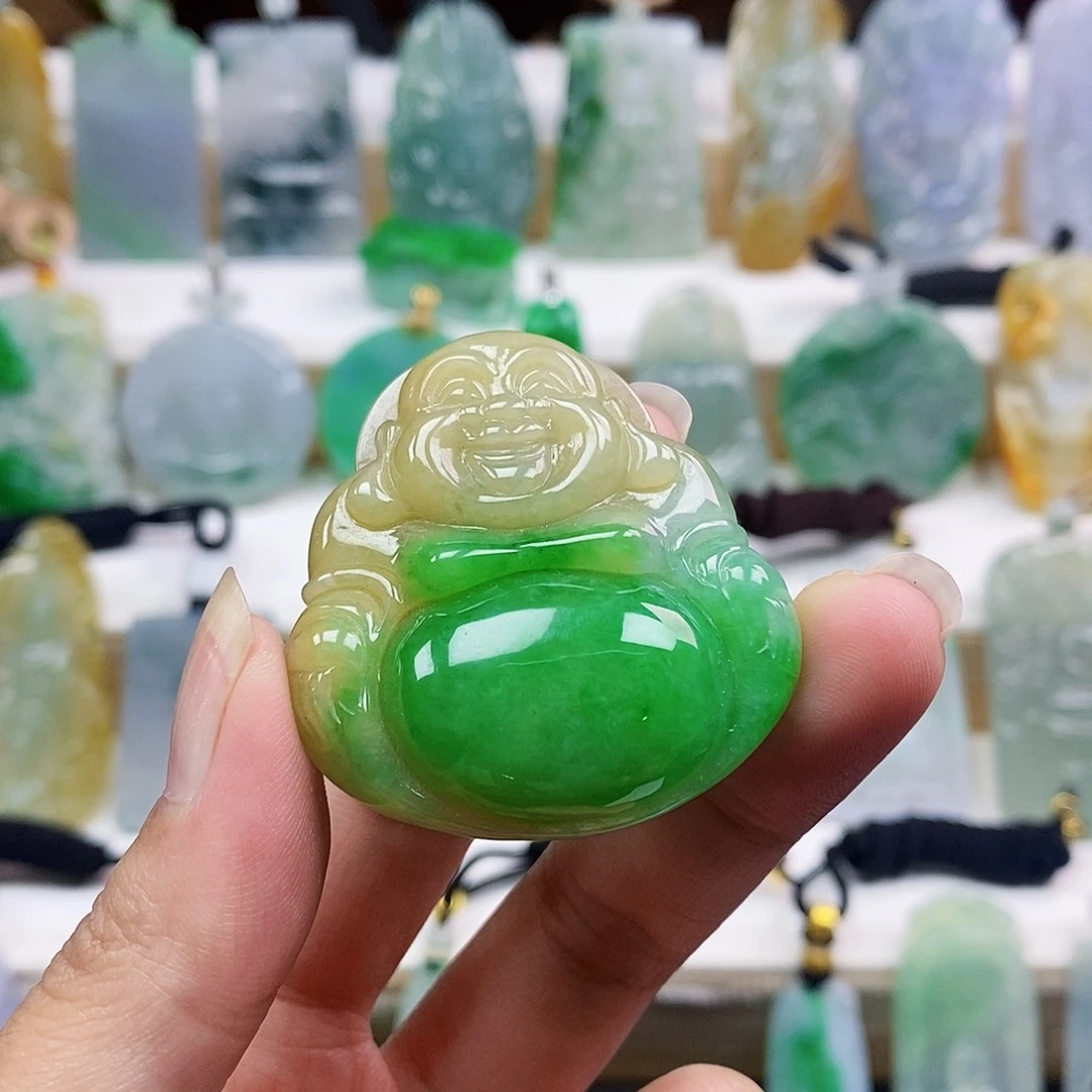 颈饰未镶嵌翡翠佛
