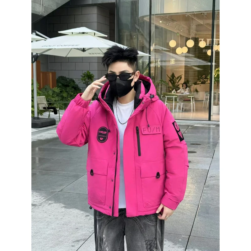 羽----冬季冲锋衣连帽保暖外套9999