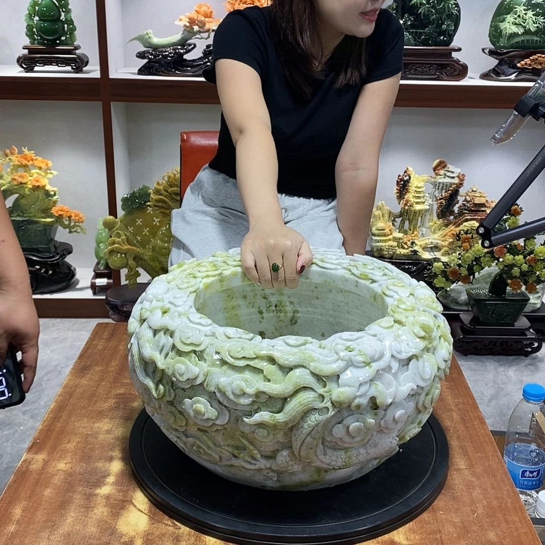 用***）玉山水摆件 玄关摆件