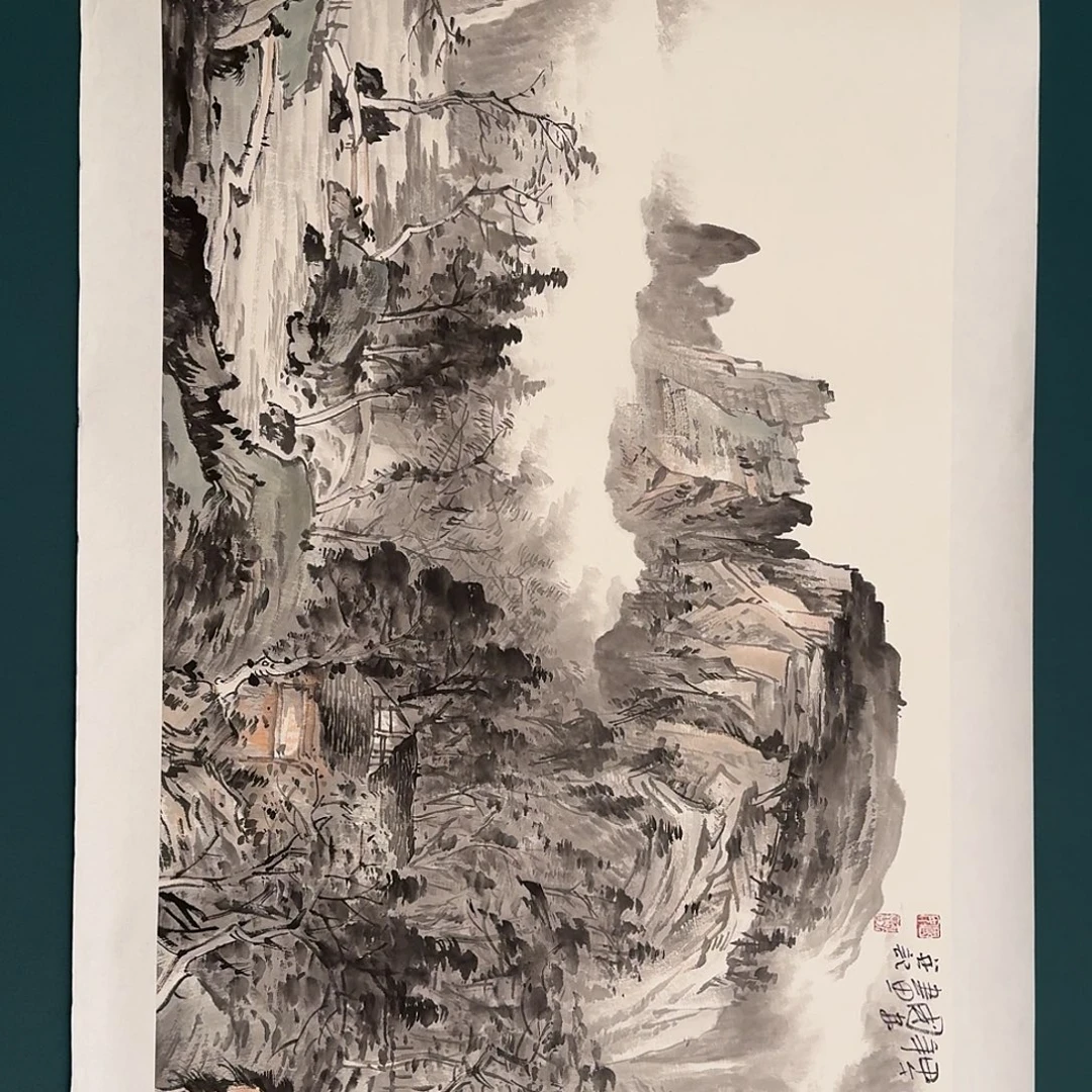 国画丁老师的作品