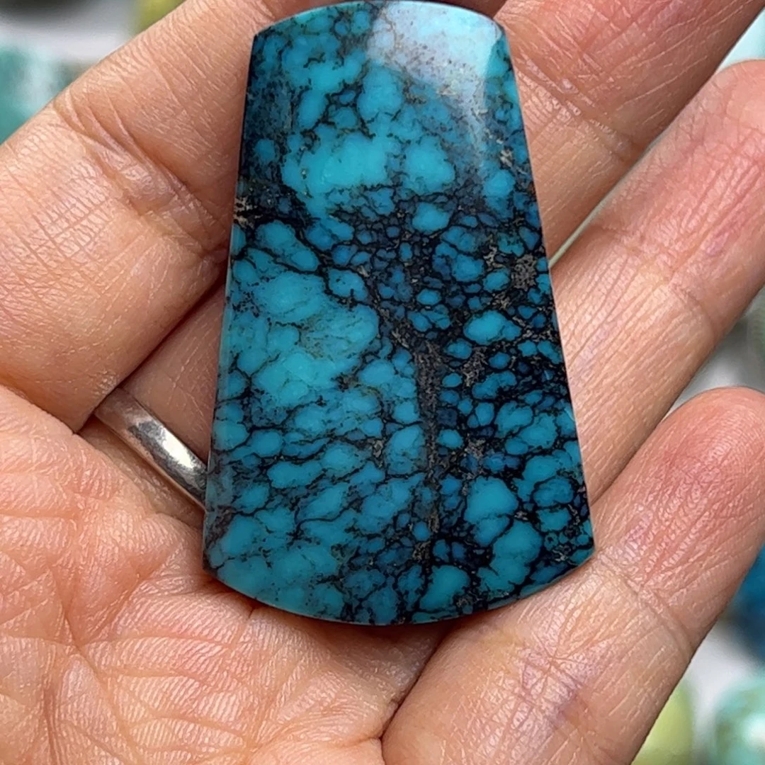 用***3绿松石未镶嵌天然原矿绿松石