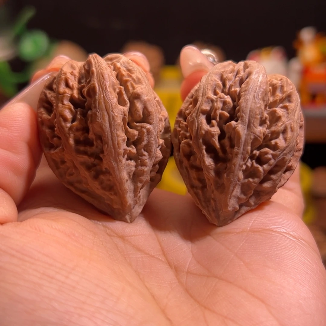 文玩核桃吊坠核桃68阴皮