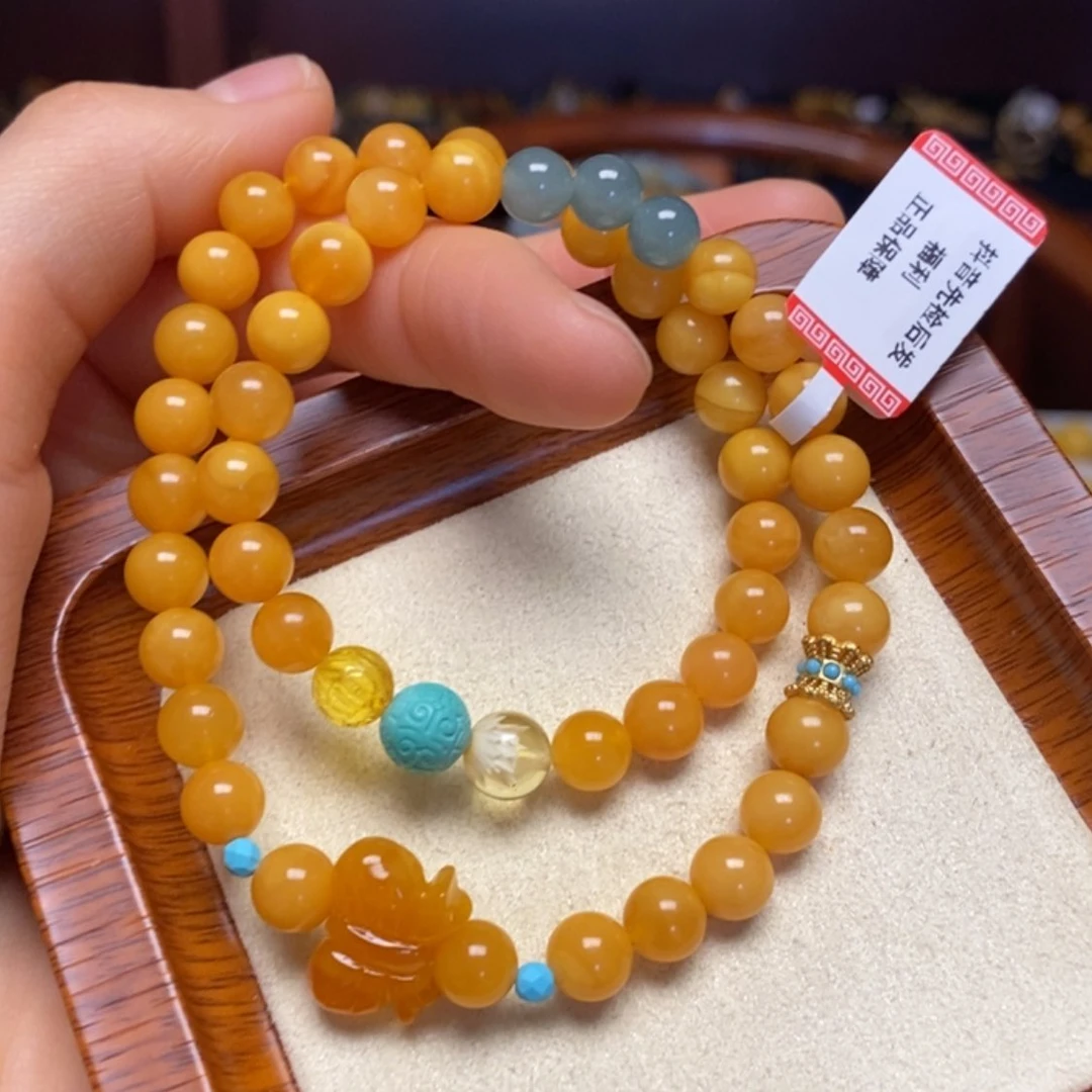 【闪购商品】蜜蜡手链未镶嵌手串