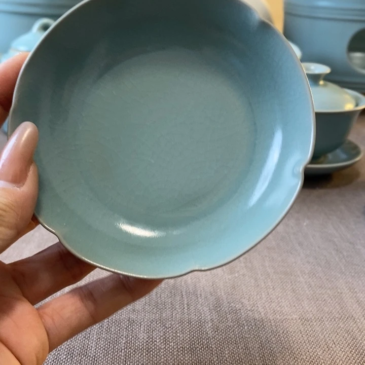 瓷片葵口盘一一一一一一一