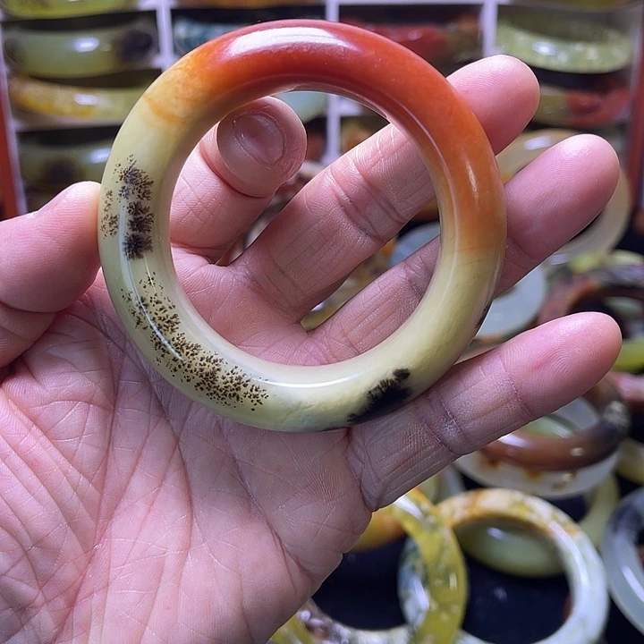 蛇纹石玉合金手镯