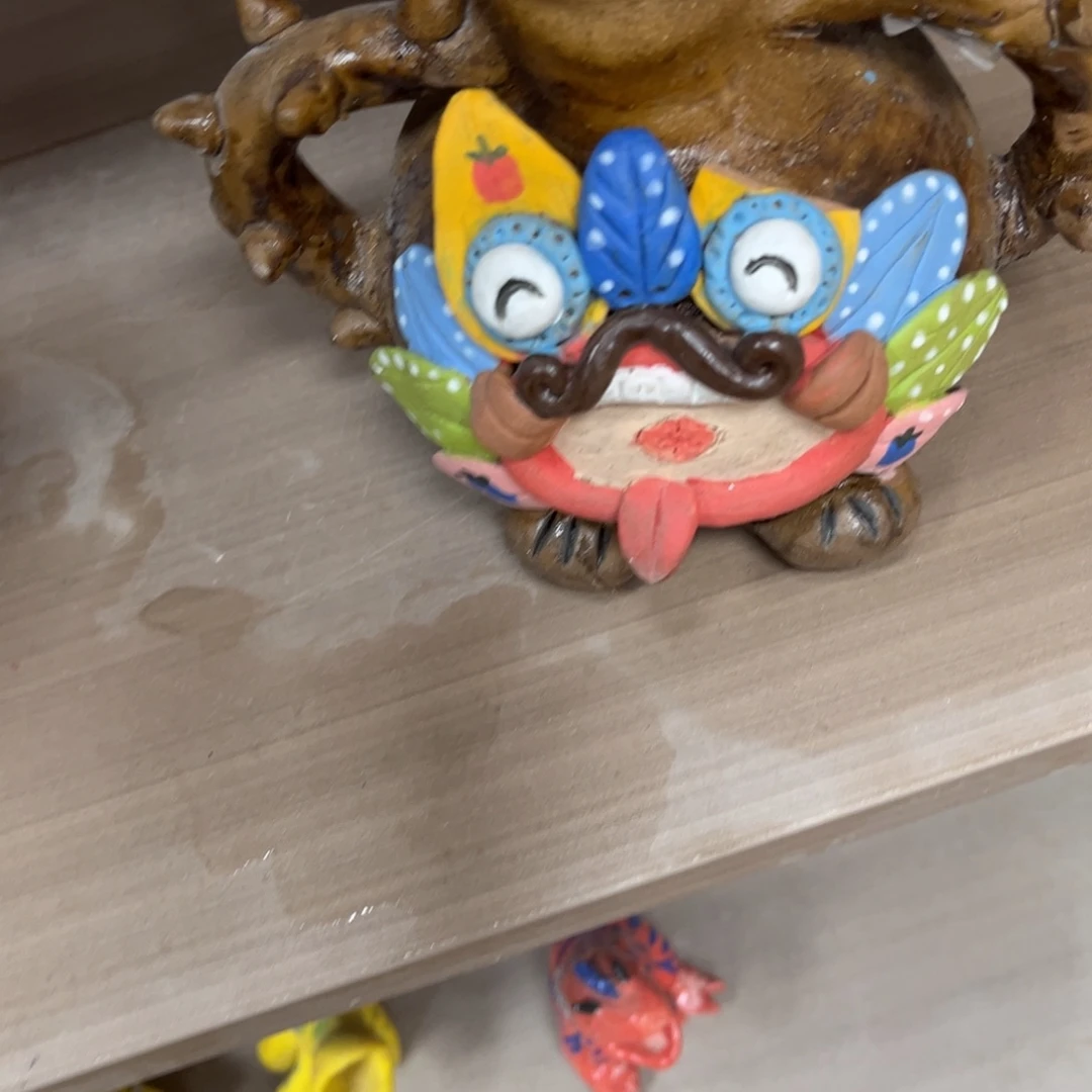 ****摆件纯手工抽象陶瓷摆件微瑕295