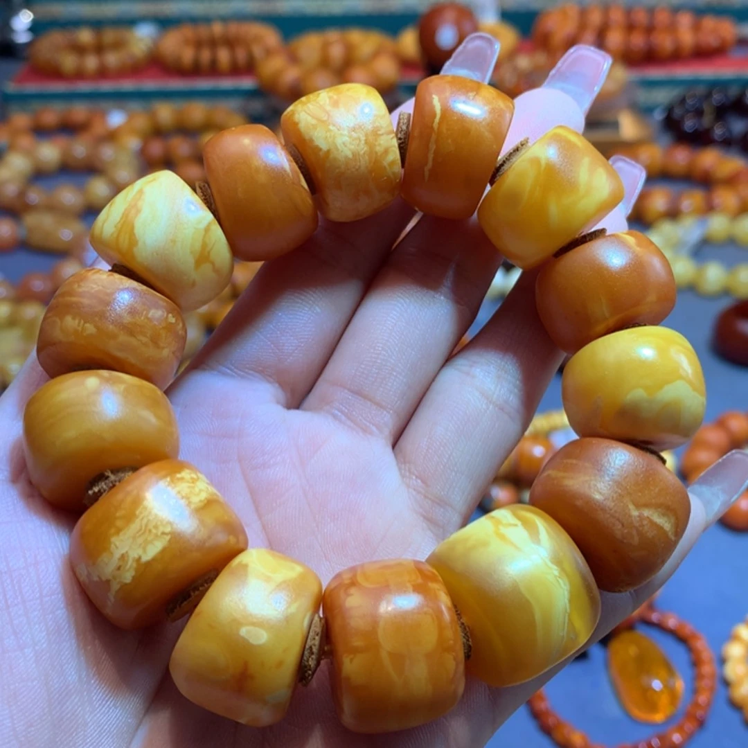 【闪购商品】未镶嵌琥珀手链蜜蜡
