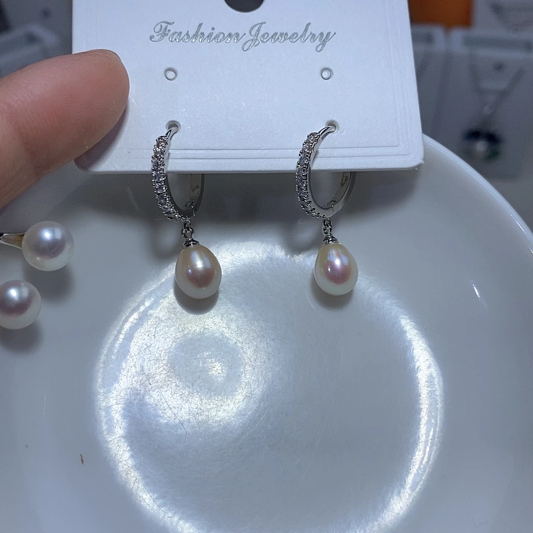 耳饰未镶嵌淡水珍珠