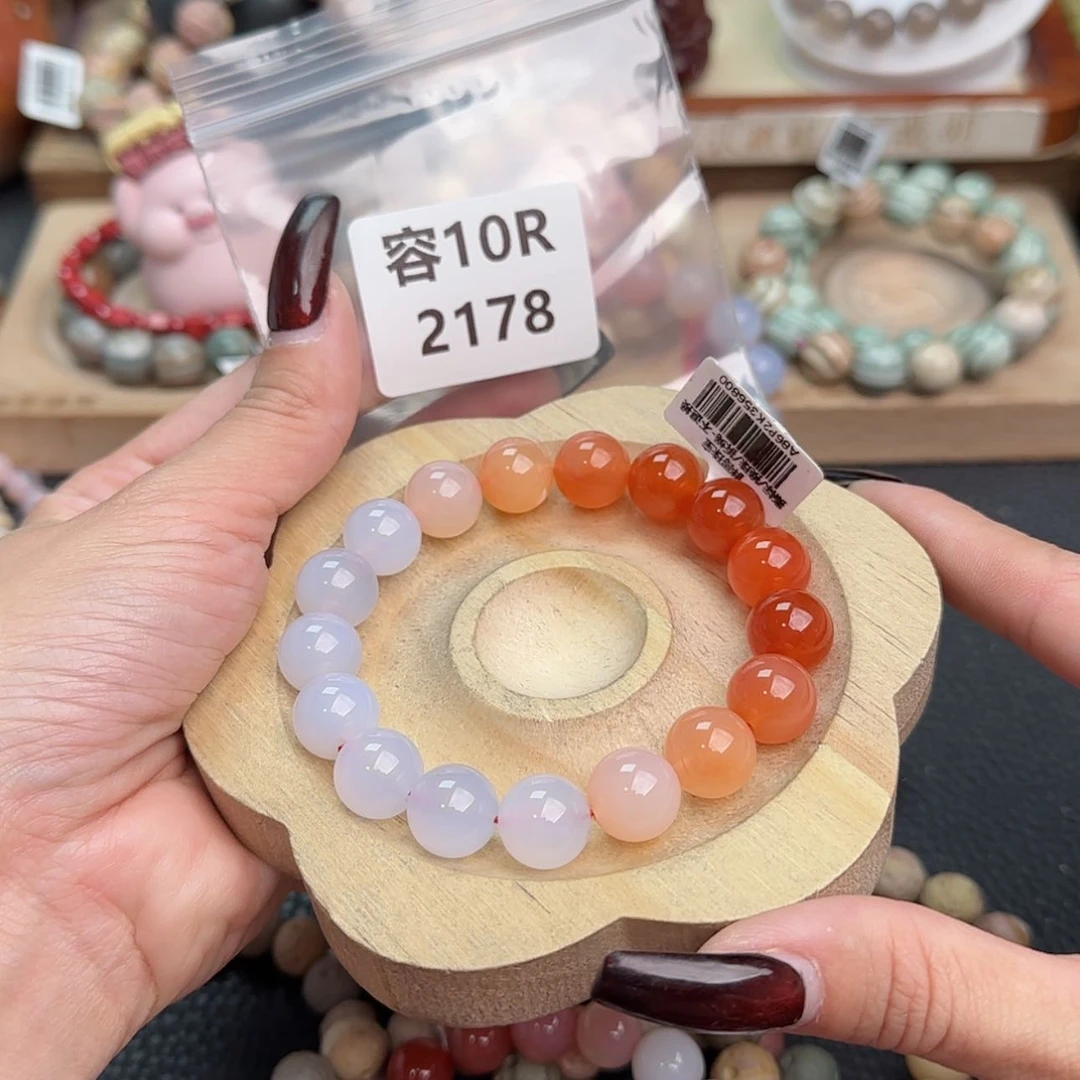 【闪购商品】石英质玉手链未镶嵌糖**甜R2178