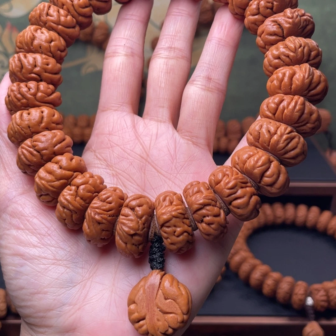 桃核手串21玉玉龙