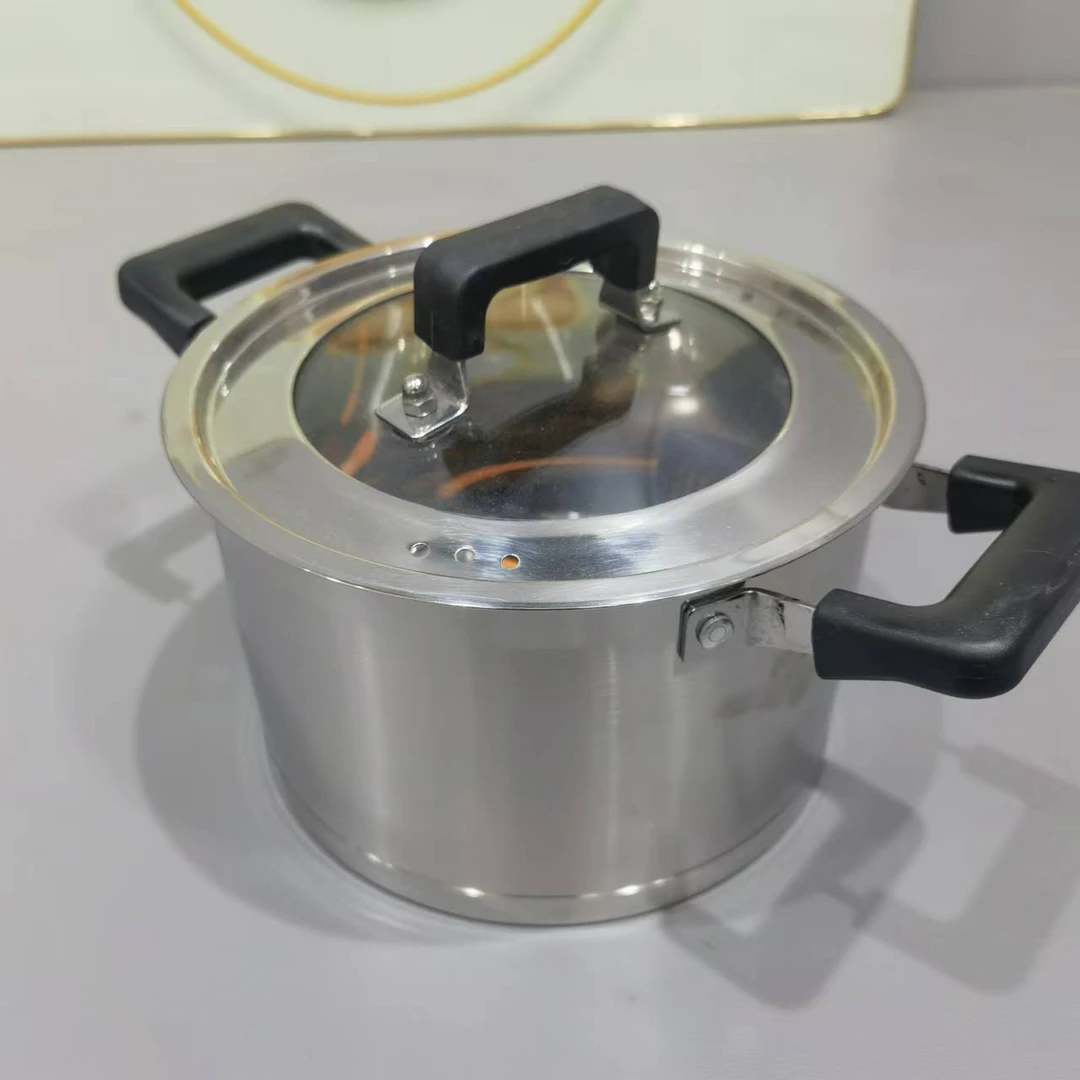 小汤锅304不锈钢三层加厚家用汤锅煤气灶天然气电磁炉通用 斯加