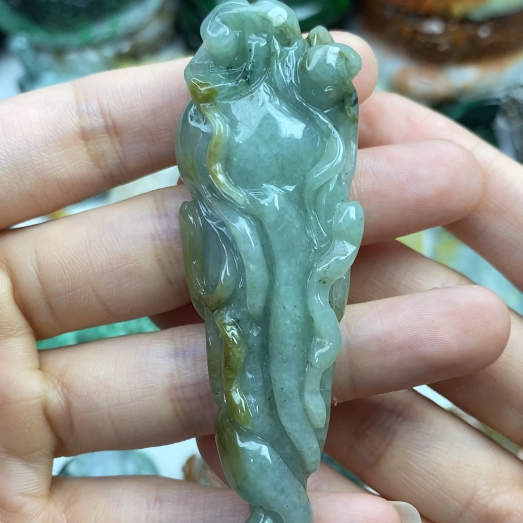 颈饰未镶嵌翡翠吊坠