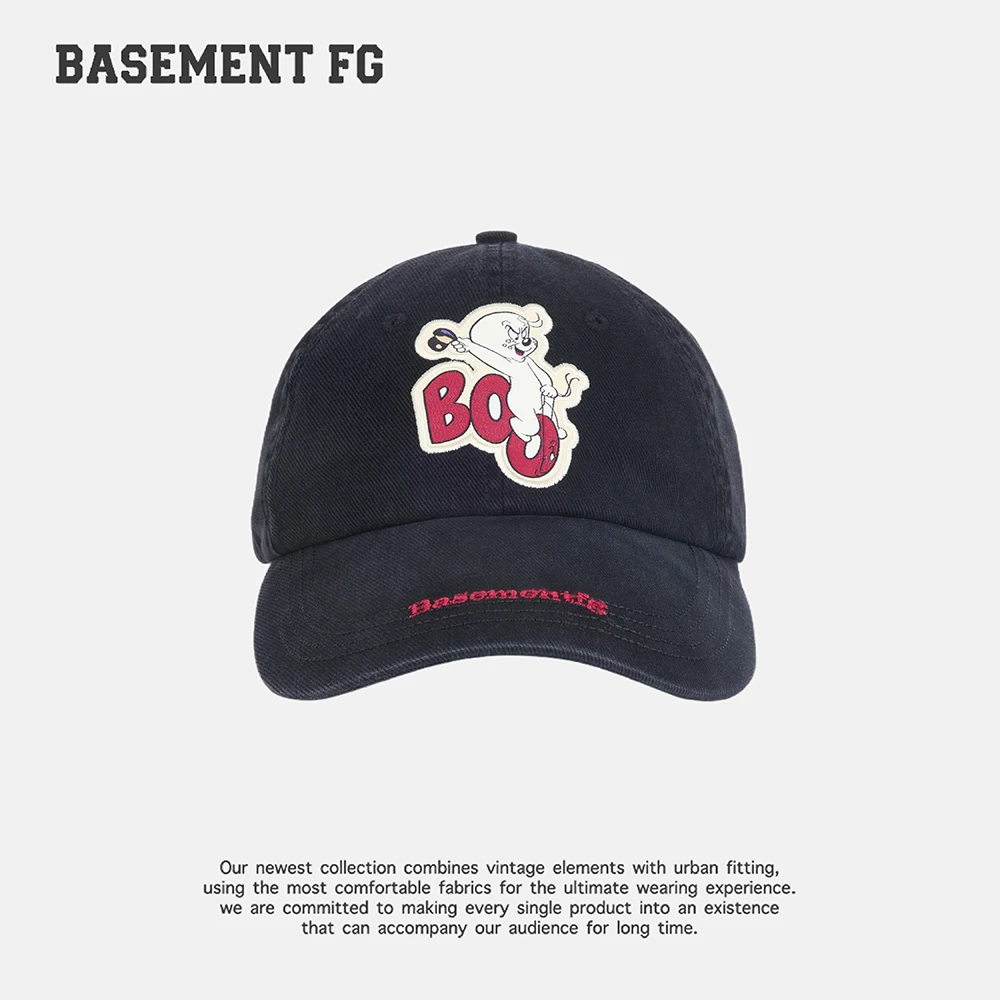 BASEMENT FG x鬼马小精灵联名款美式复古休闲棒球帽254010072001