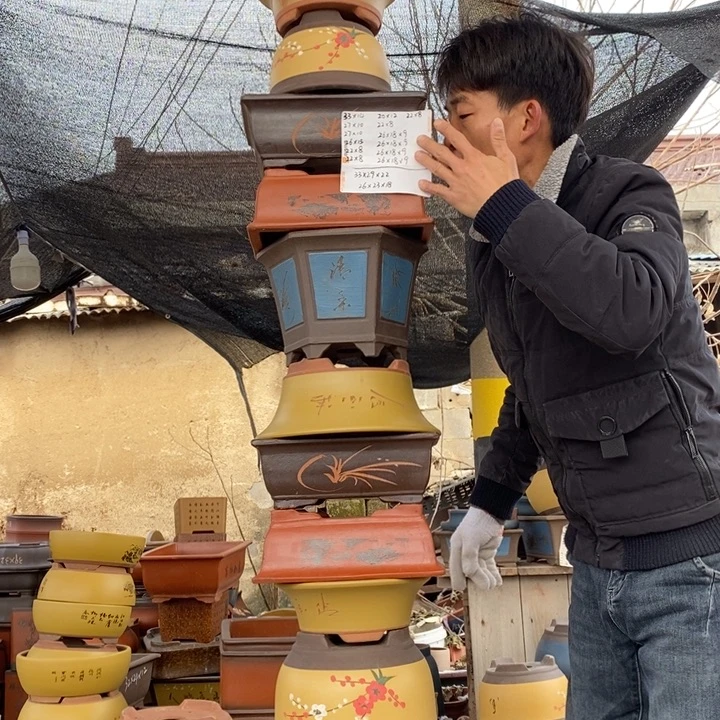 紫砂花盆紫砂特价包邮新款