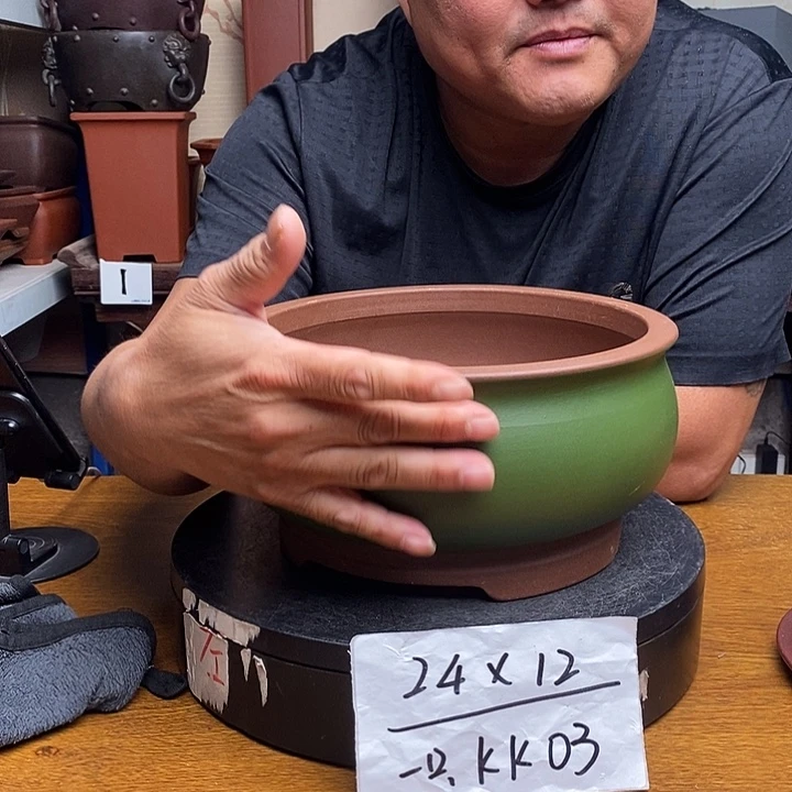 紫砂花盆货号一只KK03