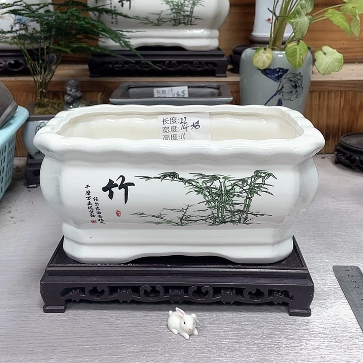 陶瓷佳品精美紫砂花盆陶瓷花盆