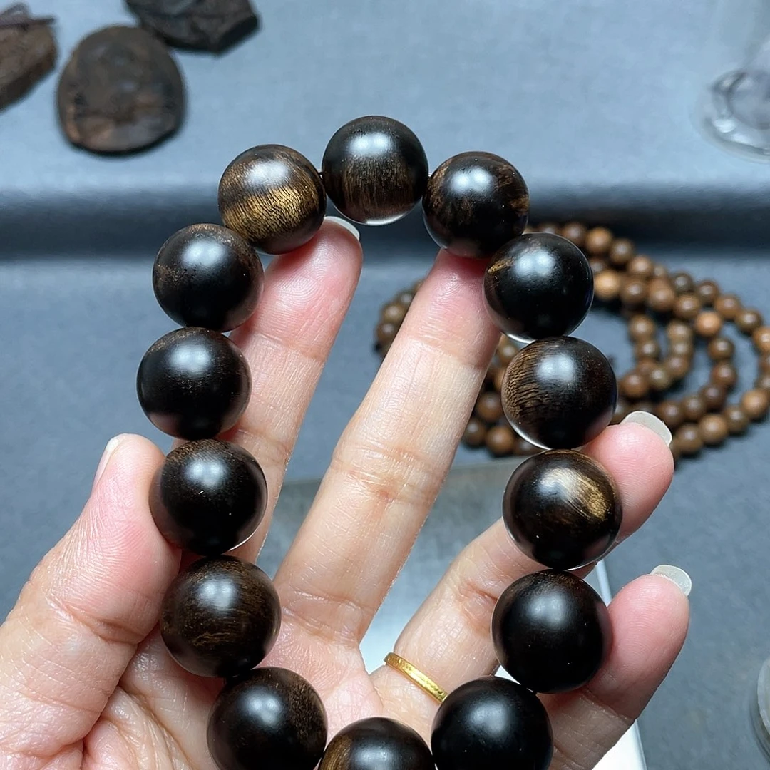 沉香手串临****司白棋瘤疤1.6