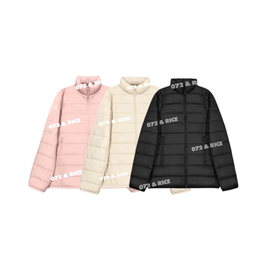 072 & RICE【桃花岛】秋冬休闲可机洗立领热绒外套 A-32CSS06