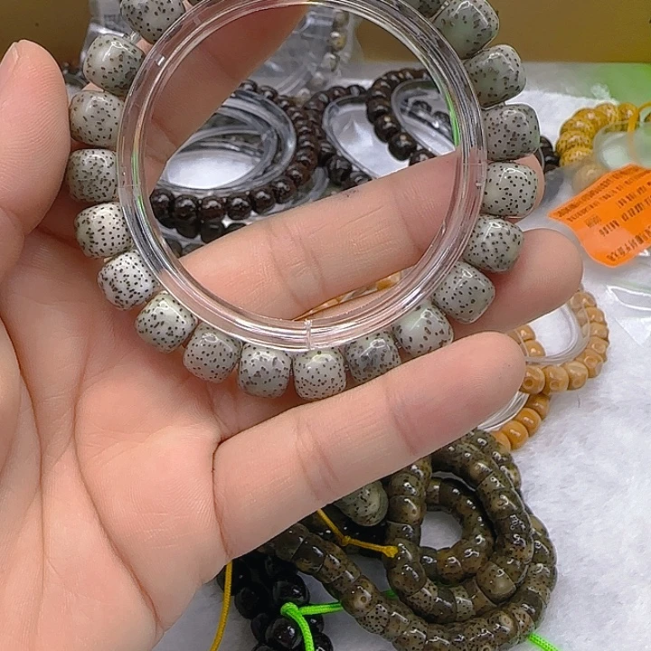 星月菩提手串123入门绿星月菩提桶10单圈