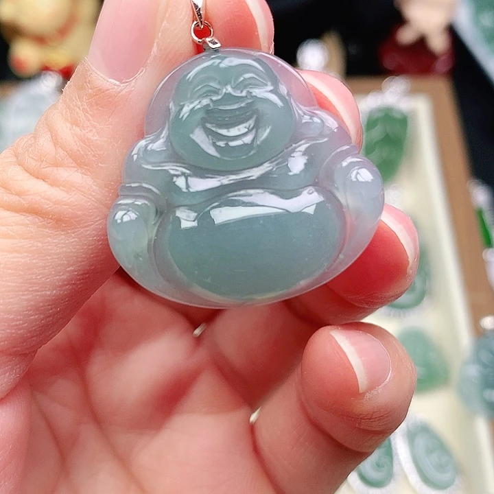 颈饰未镶嵌翡翠吊坠