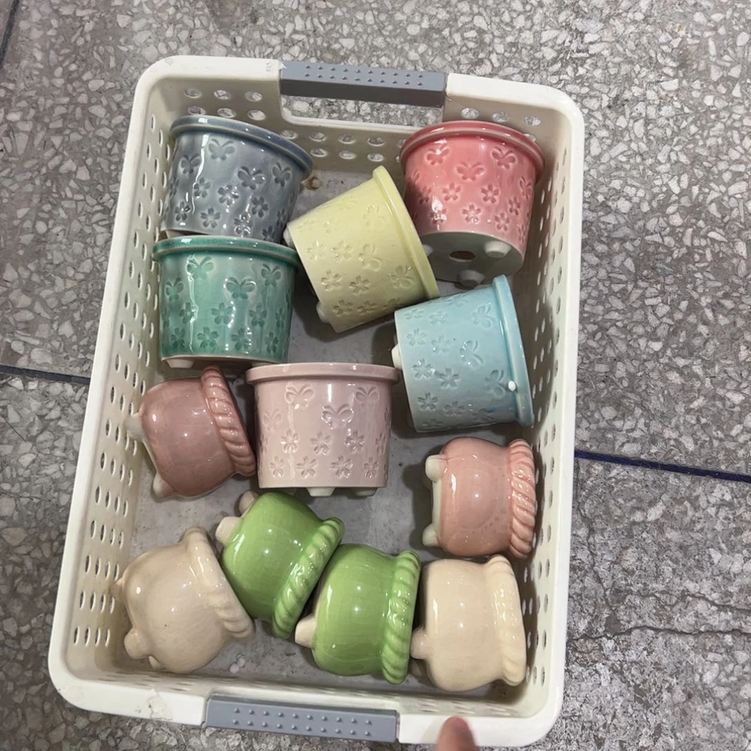 陶瓷陶瓷多肉花盆@@2061