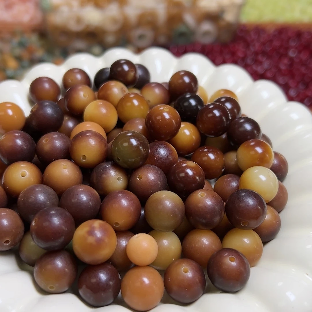 菩提根/象牙果吊坠卡13非料虎皮108颗