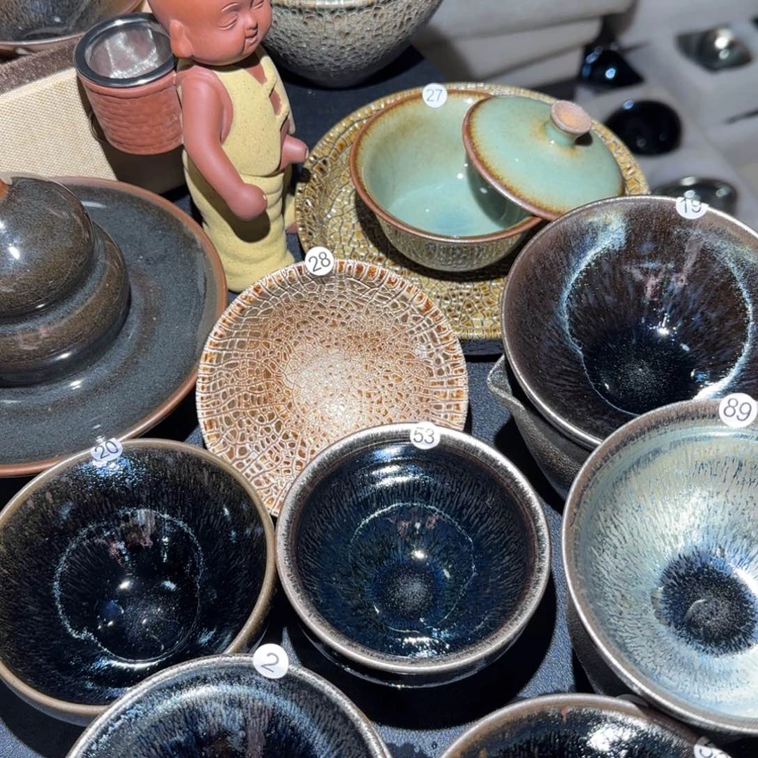 茶盏海*精品柴烧自烧自卖53，3