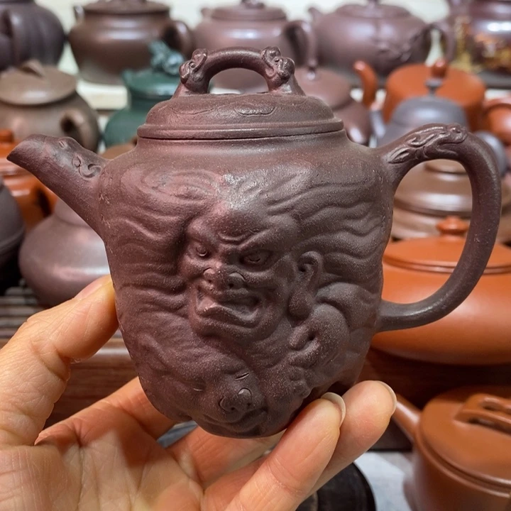 茶壶紫砂微瑕处理一把