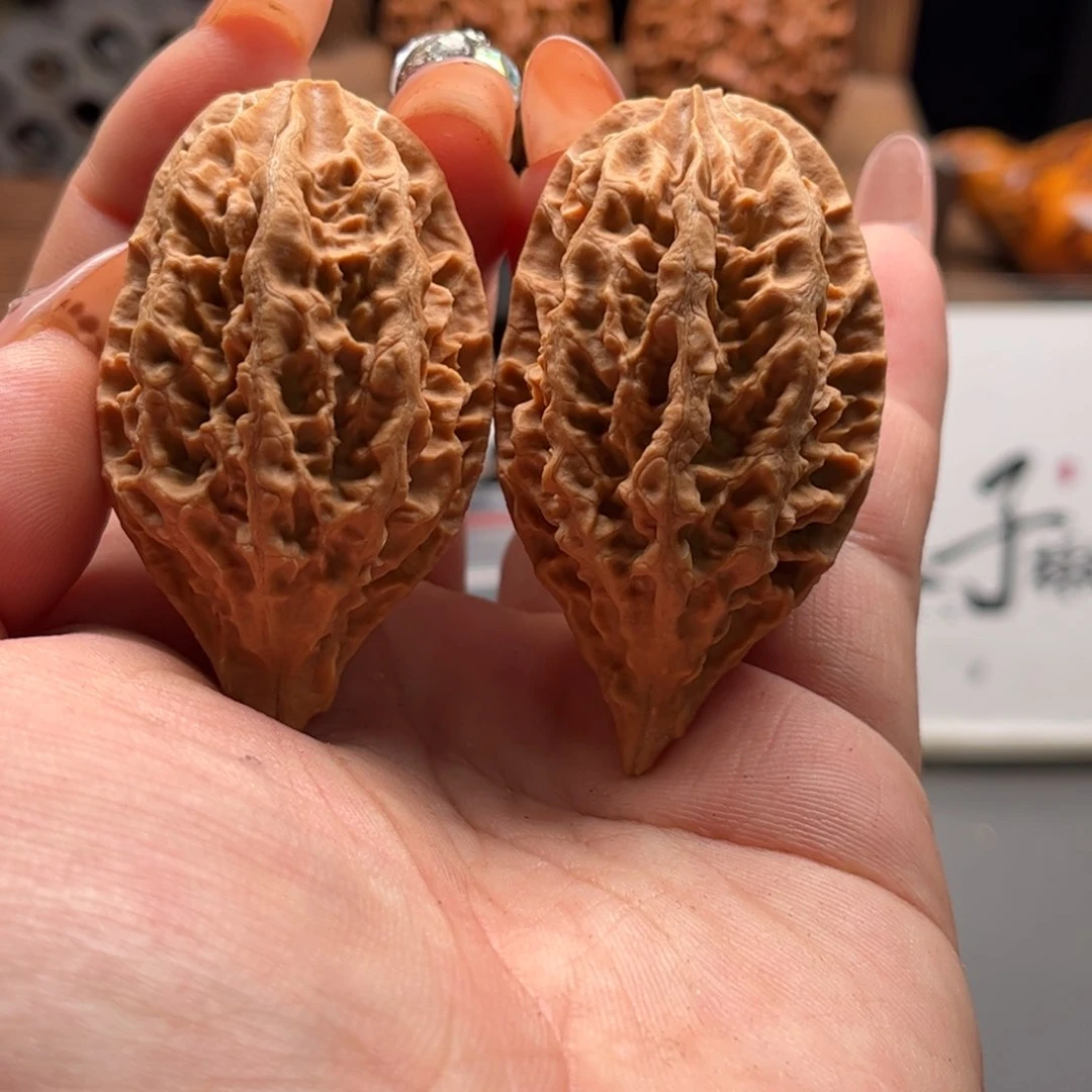 文玩核桃把件关东木子家楸大胖91