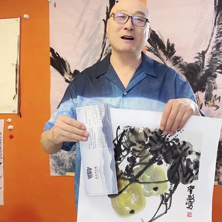 国画张圣敏先生纯手绘作品