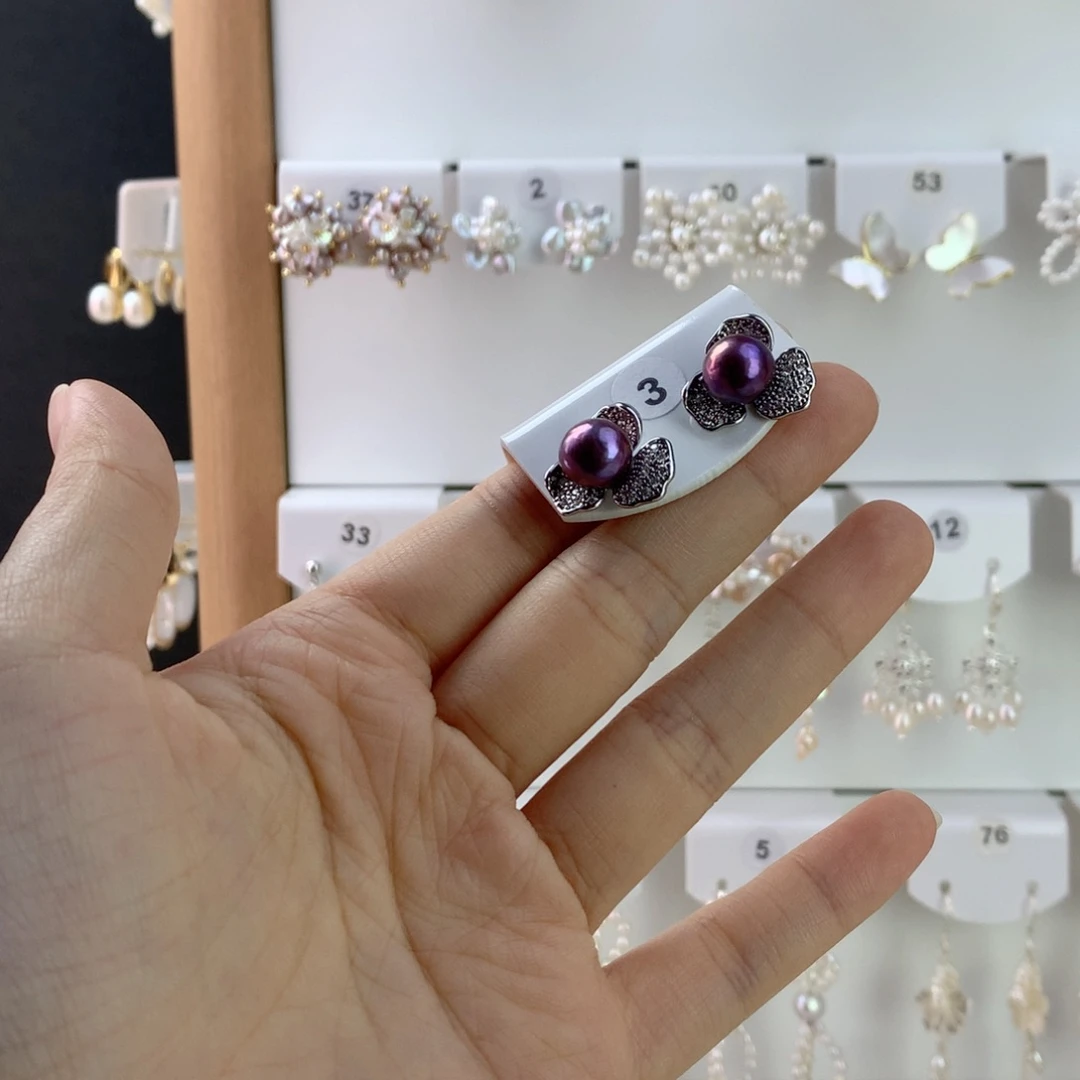 未镶嵌耳饰淡水珍珠