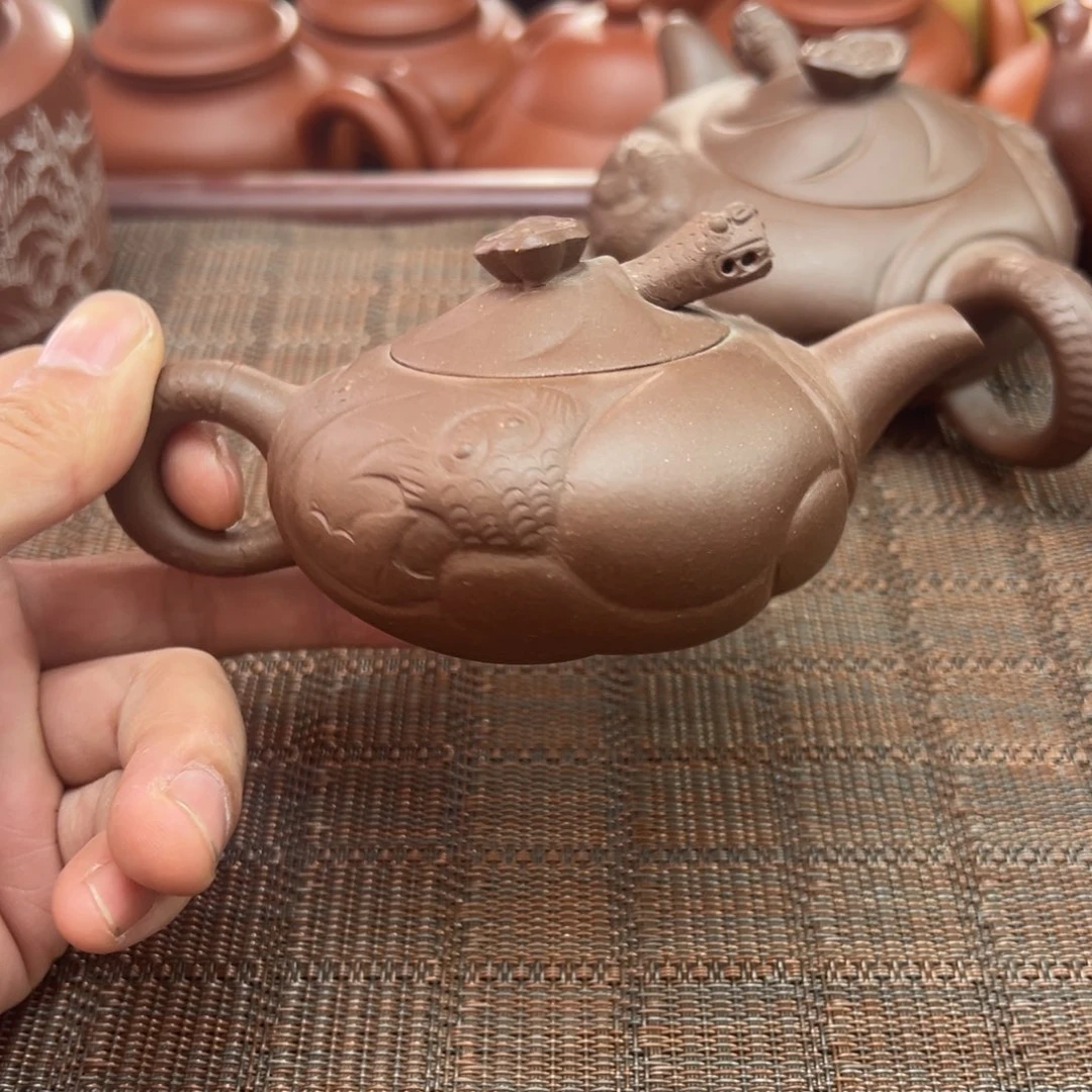 茶壶紫砂宜兴原矿紫砂壶150毫升容量