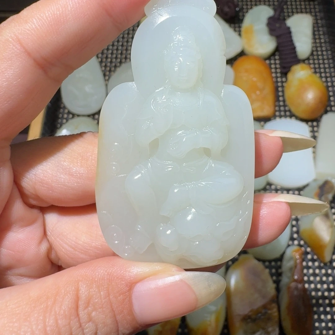 吊坠(不含链)未镶嵌和田玉